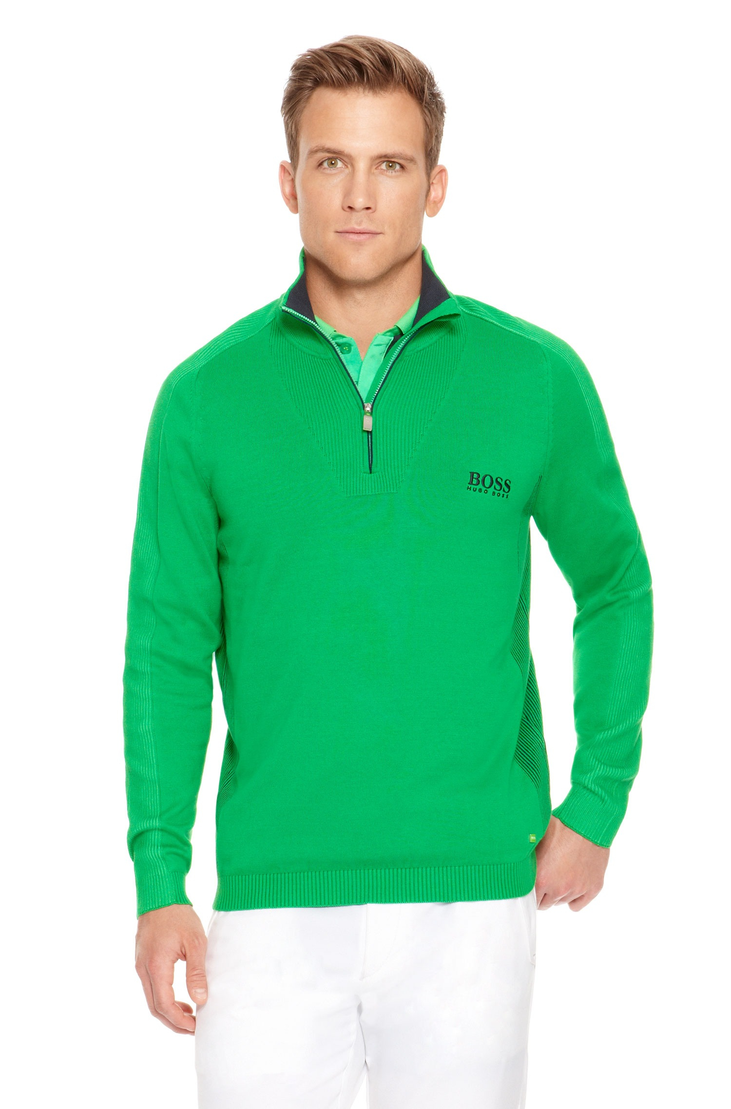 Lyst - Boss Green Golf Sweater Zelchior Pro Waterrepellent in Green for Men
