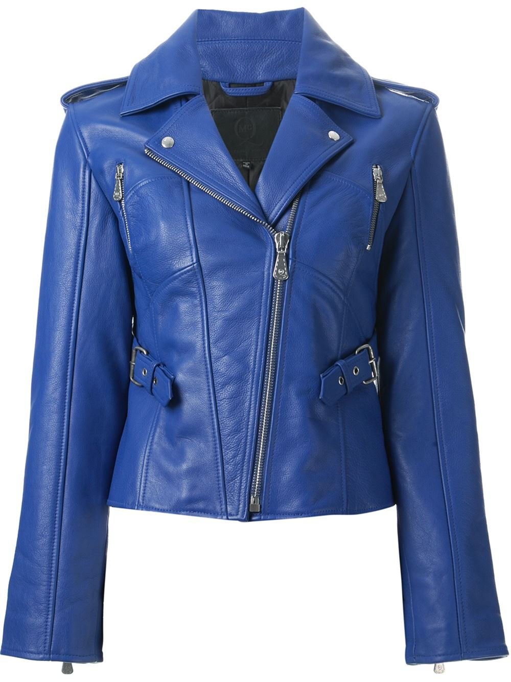 Lyst - Mcq Biker Jacket in Blue