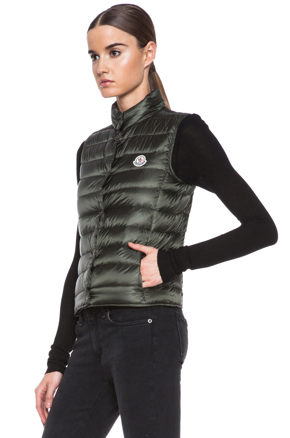 moncler green vest moncler green vest