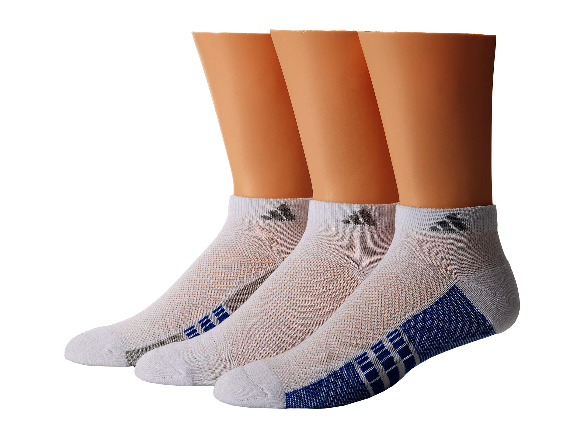 Adidas Climacool® Superlite 3-Pack Low Cut Socks in Blue for Men (White ...