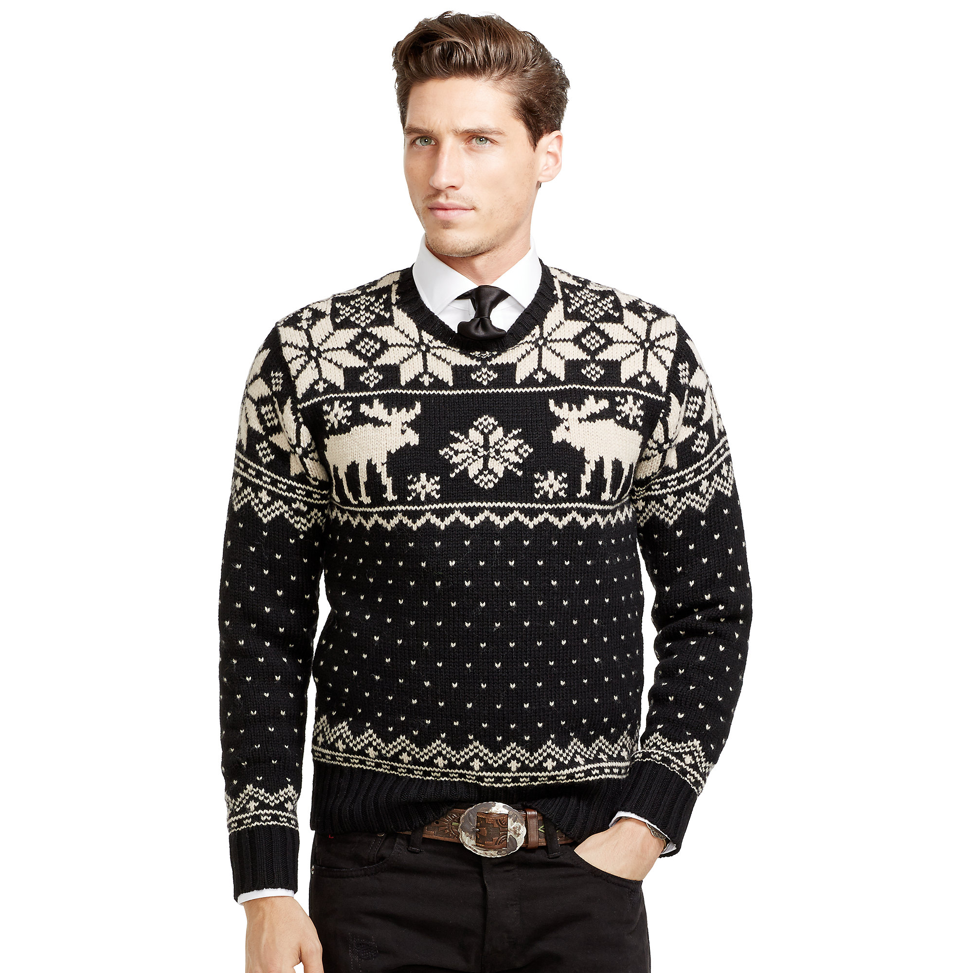 jumper to wear with polo shirt