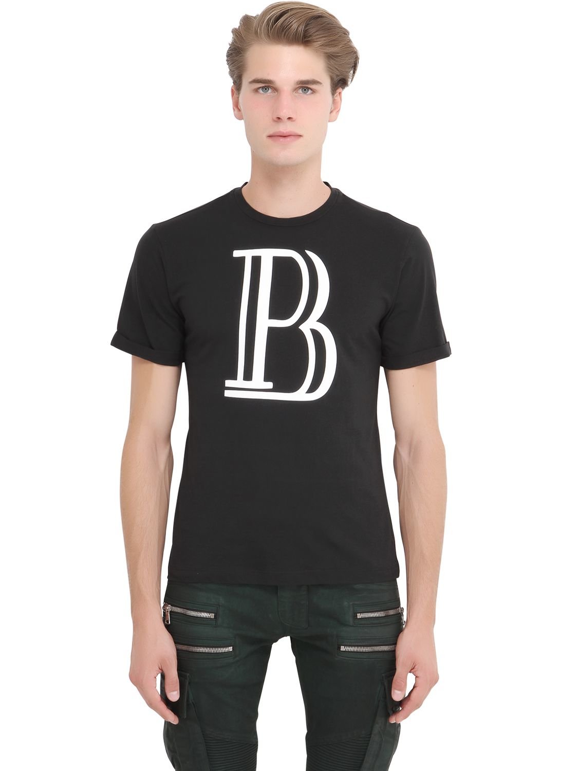 balmain black tshirt