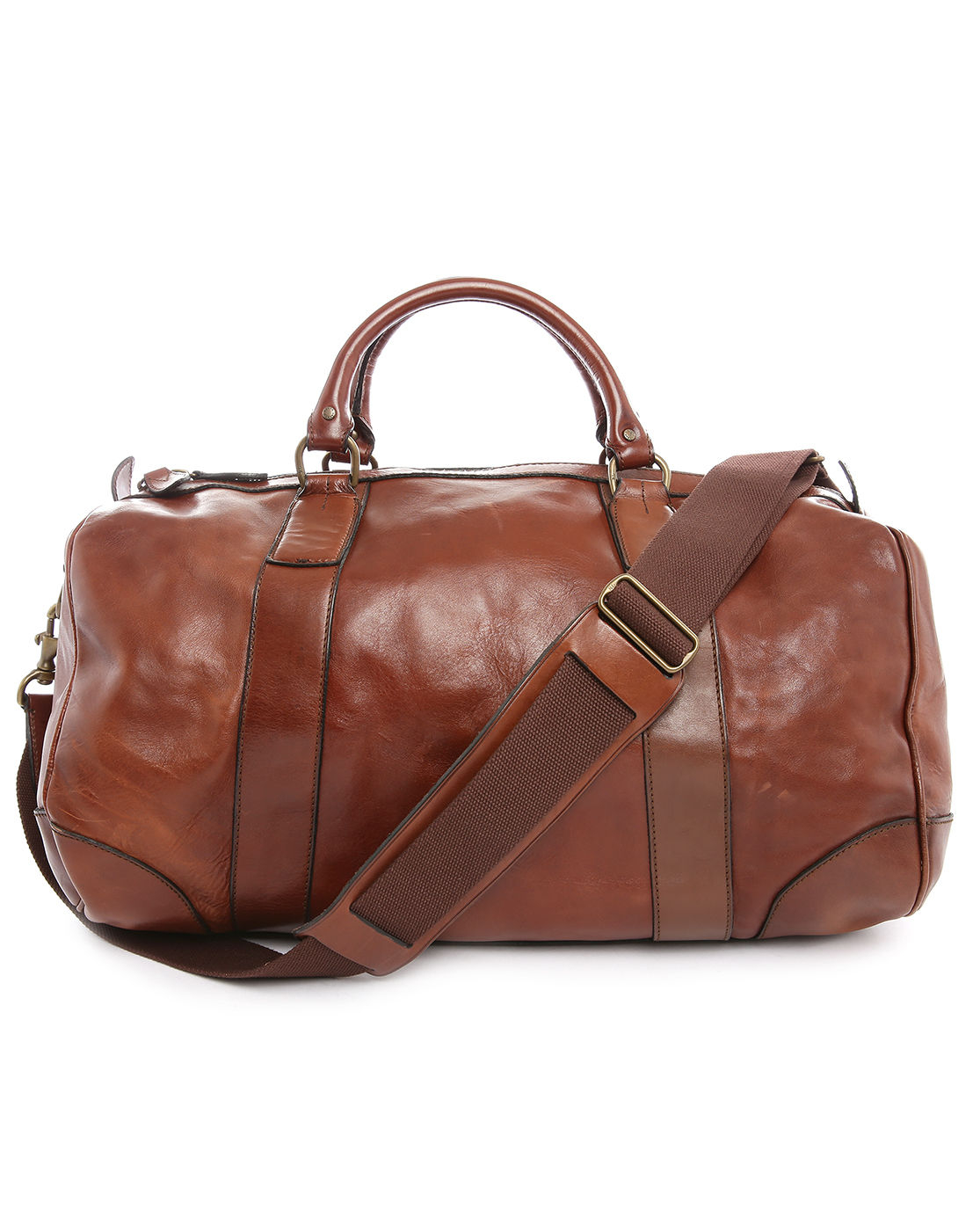 Polo ralph lauren 36H Brown Leather Bag in Brown for Men | Lyst