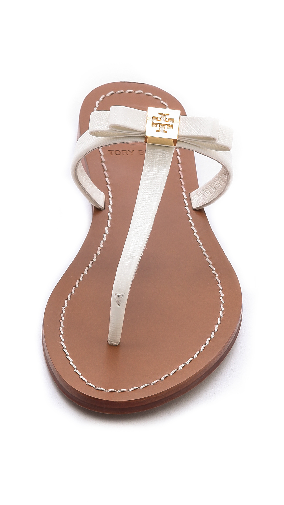 Lyst - Tory Burch Leighanne Sandals in White