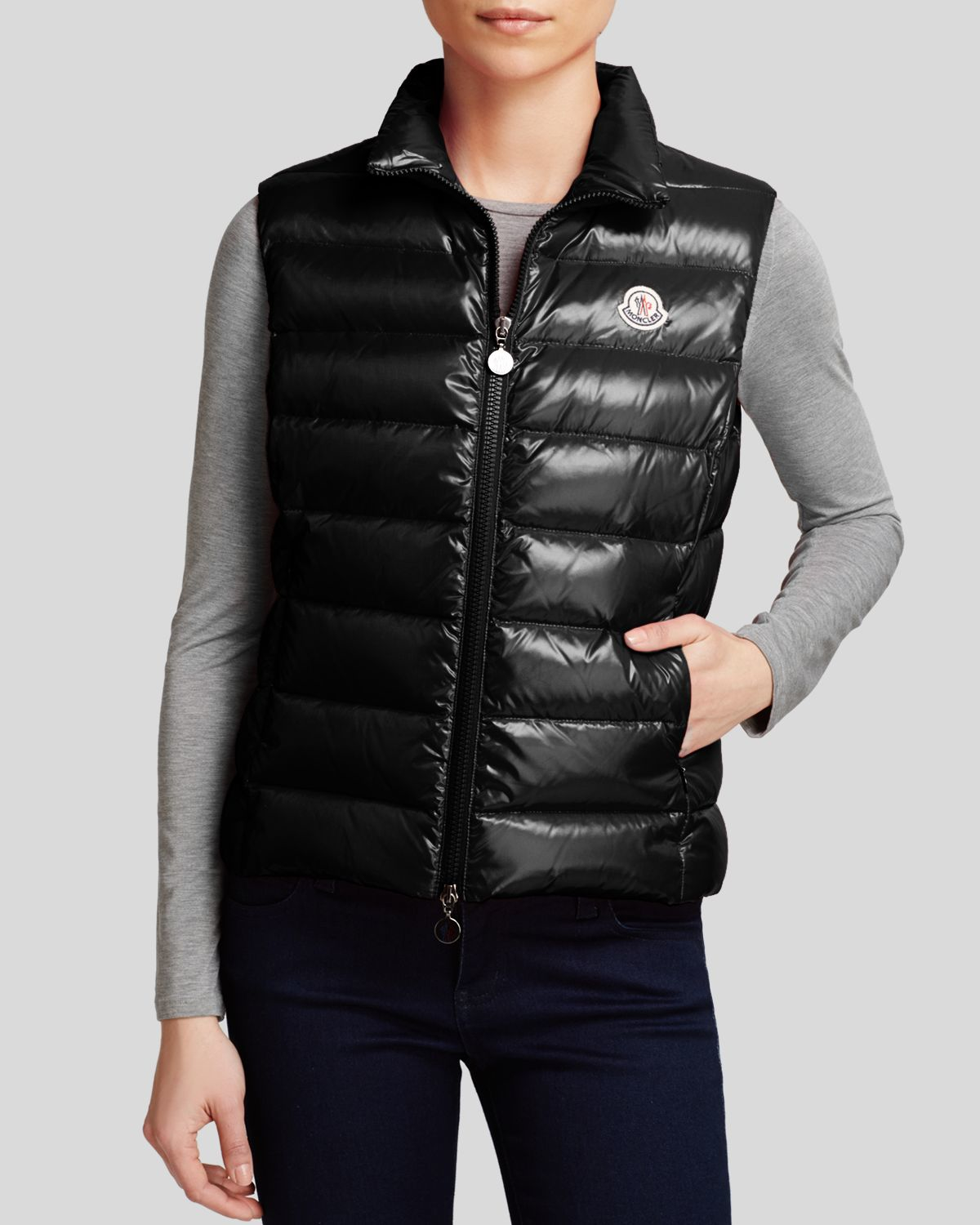 moncler black ghany vest moncler black ghany vest