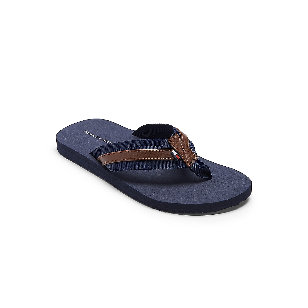 Tommy Hilfiger Flip Flop In Blue For Men Navy Lyst