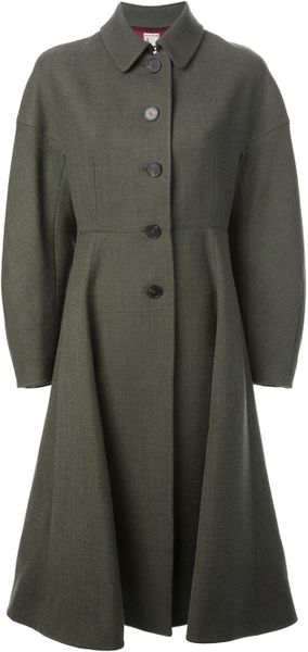 Antonio Marras Full Length Coat in Green | Lyst