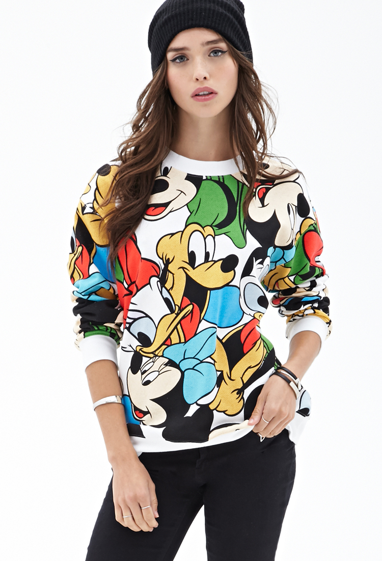 Lyst - Forever 21 Mickey Mouse Club Sweatshirt