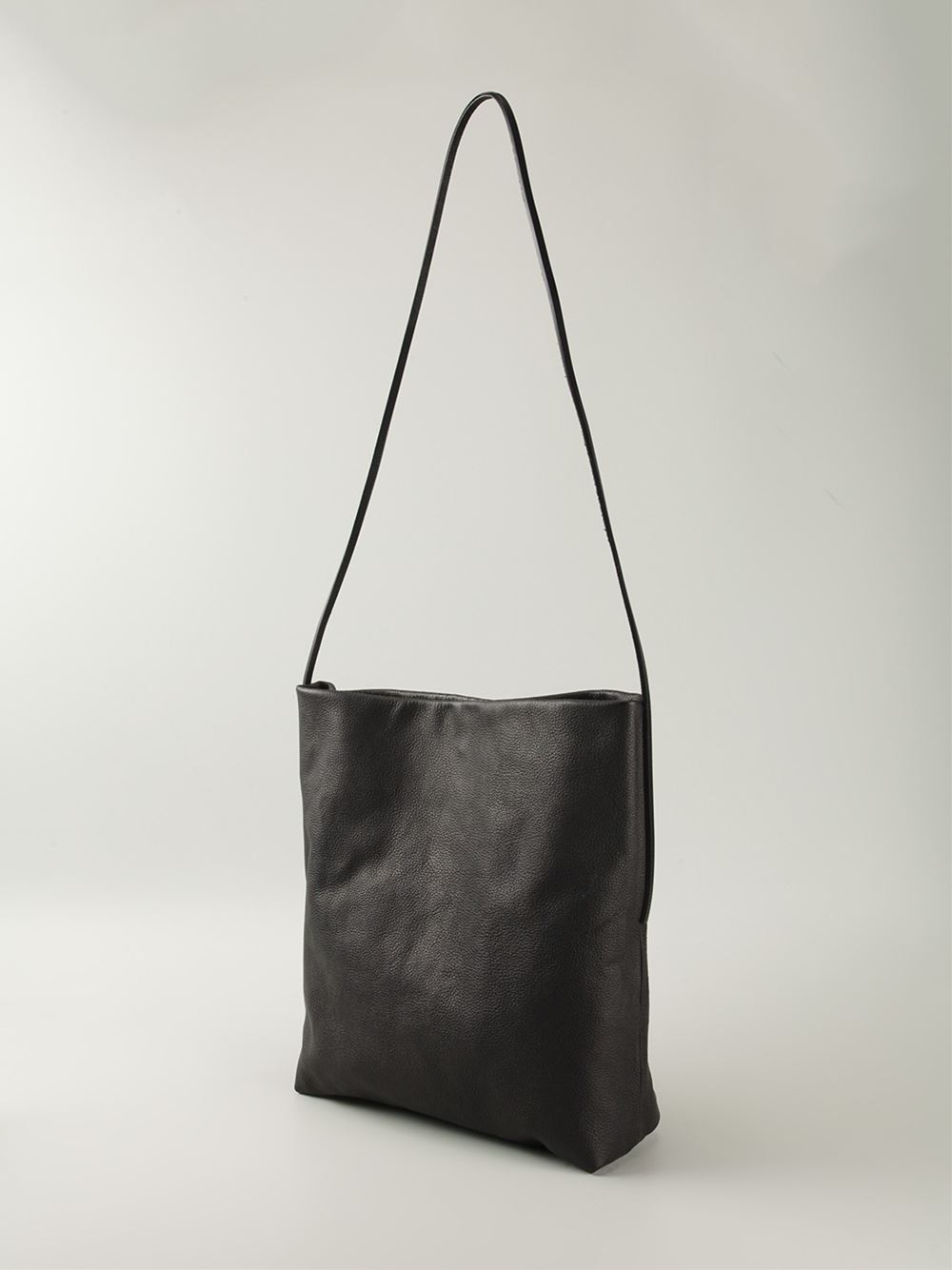 Rick owens Oversized Calf-leather Shoulder Bag in Black | Lyst
