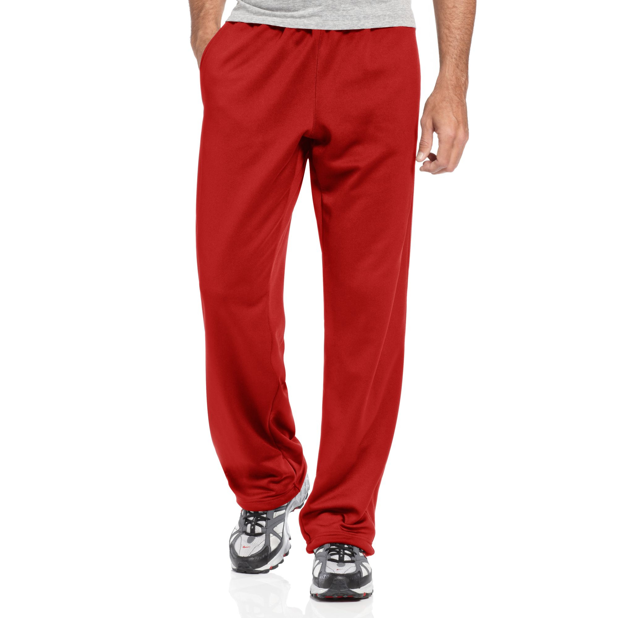 Lyst - Nike Drifit Knockout Fleece Pants in Red for Men