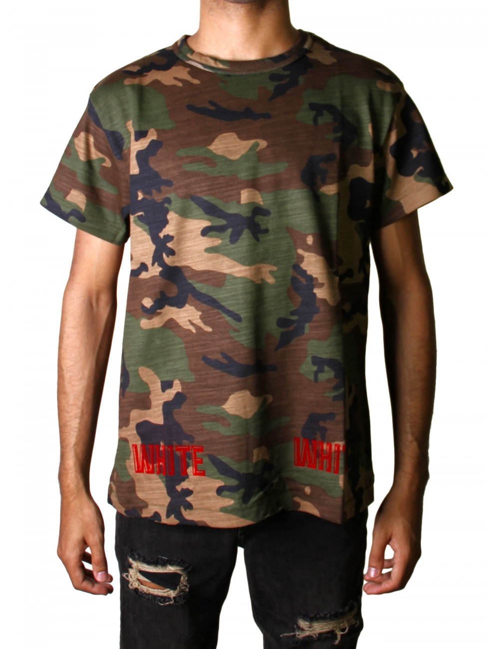 off white camo shirt