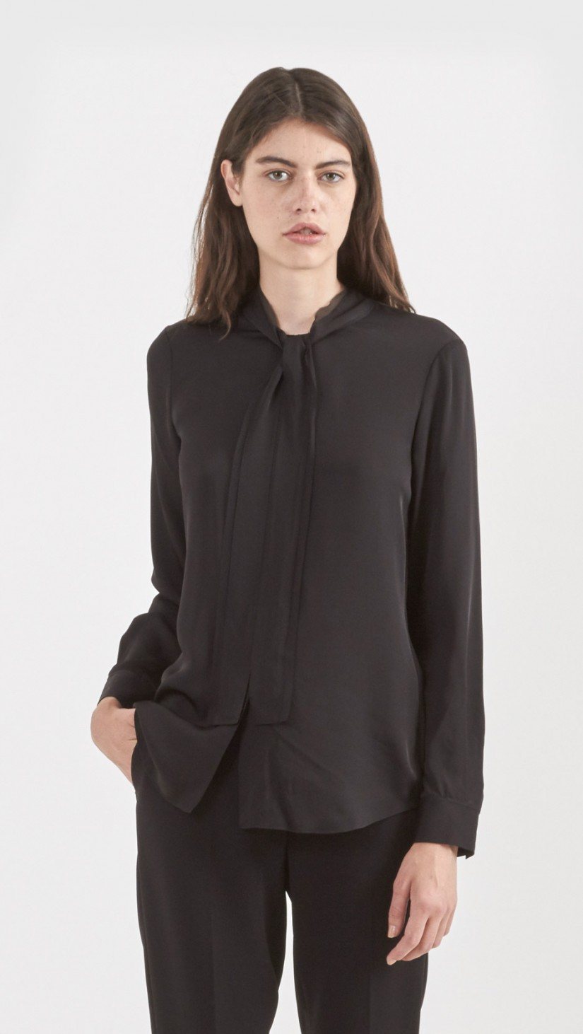 black silk blouse uk