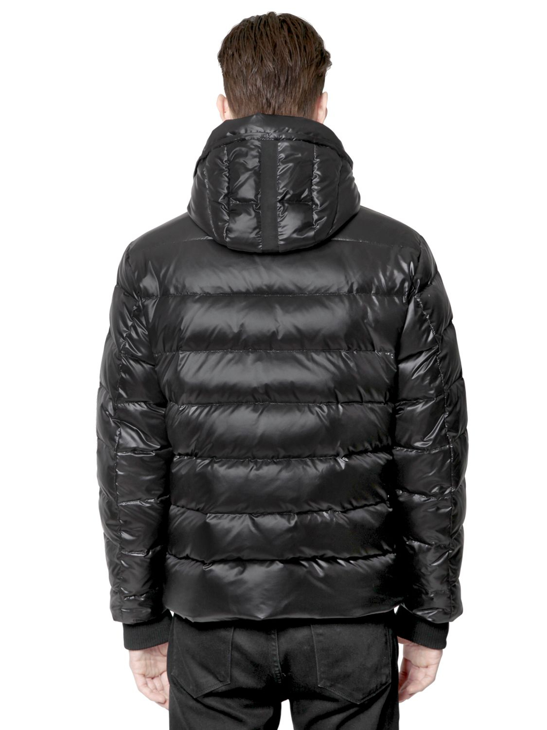 Rossignol Shiny Nylon Cesar Down Jacket in Black for Men | Lyst