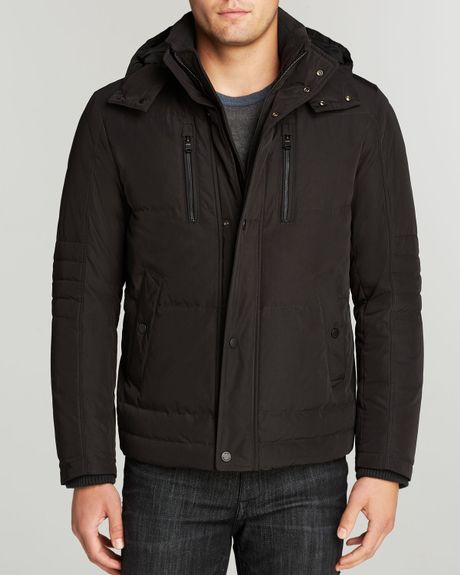 Hugo Boss Dery Quilted Down Jacket in Black for Men | Lyst