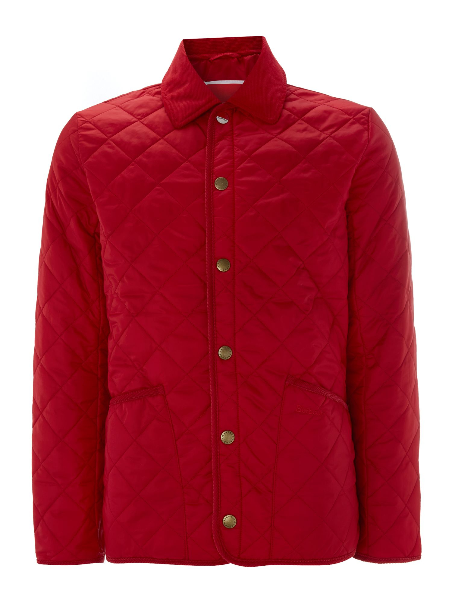 Barbour Pantone Tony Heritage Quilted Padded Jacket in Red for Men | Lyst