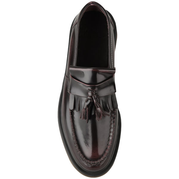 Dr. martens Mens Adrian Tassel Leather Loafers in Brown for Men | Lyst