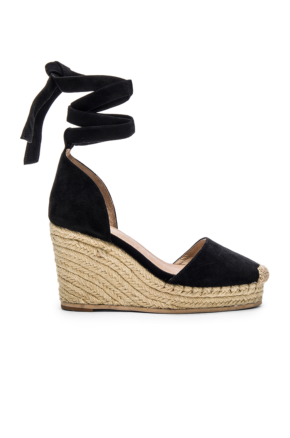 black espadrille wedges wide fit