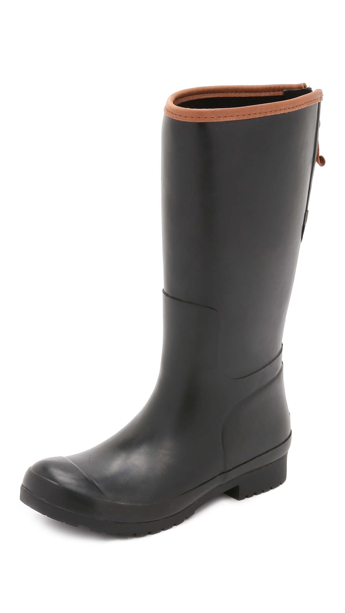 Lyst - Sperry Top-Sider Walker Mist Rain Boots - Black in Black