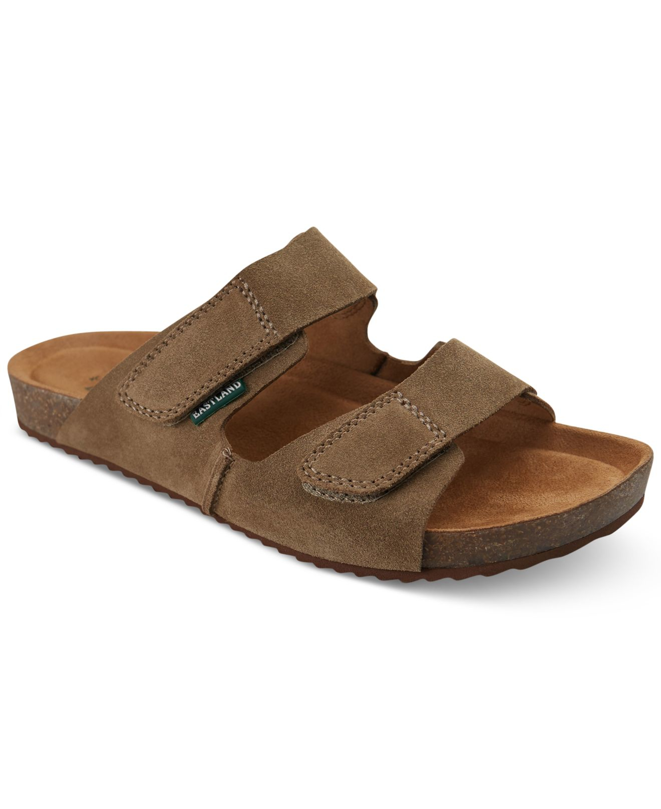 suede brown sandals