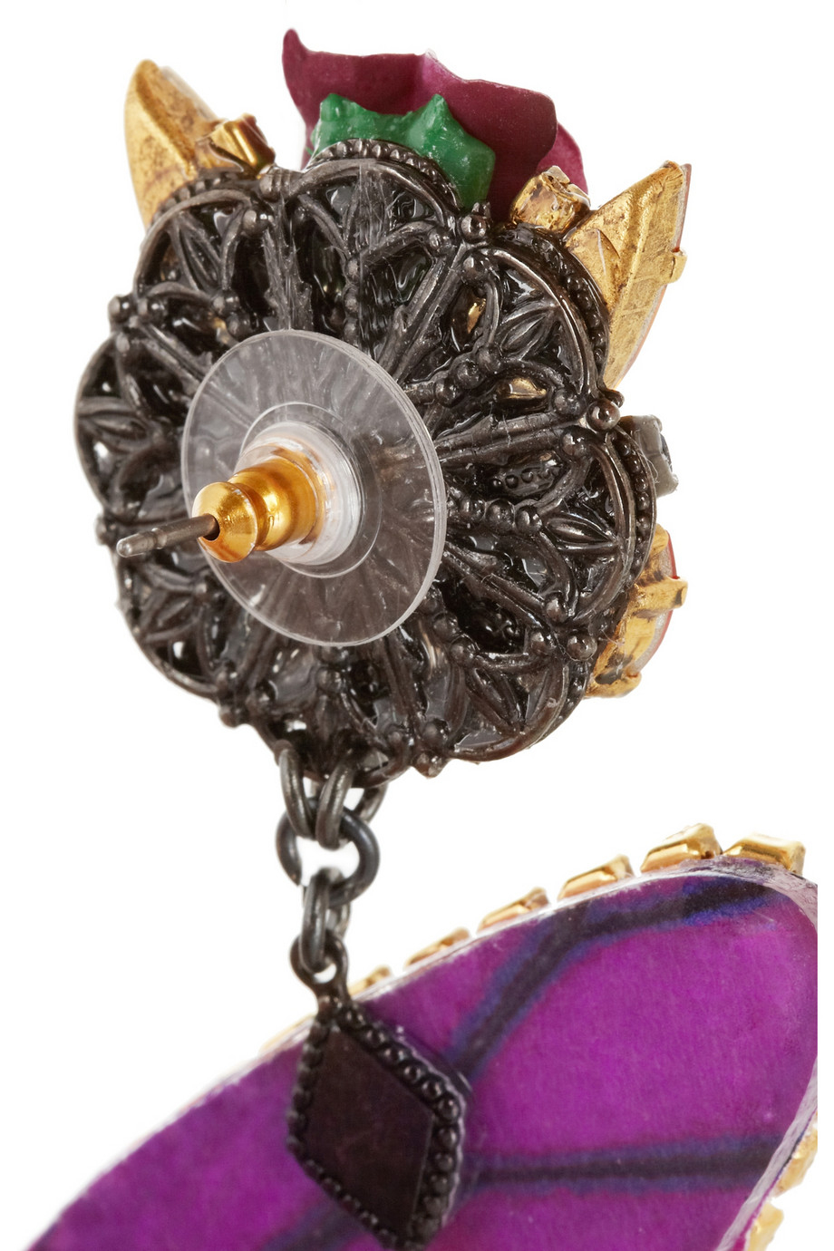 Lyst - Erickson Beamon Butterfly Gold-plated Swarovski ...
