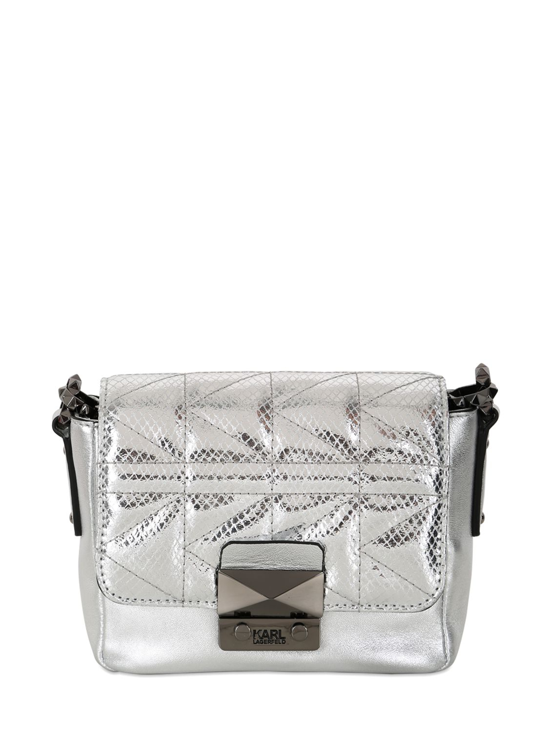 karl lagerfeld metallic bag