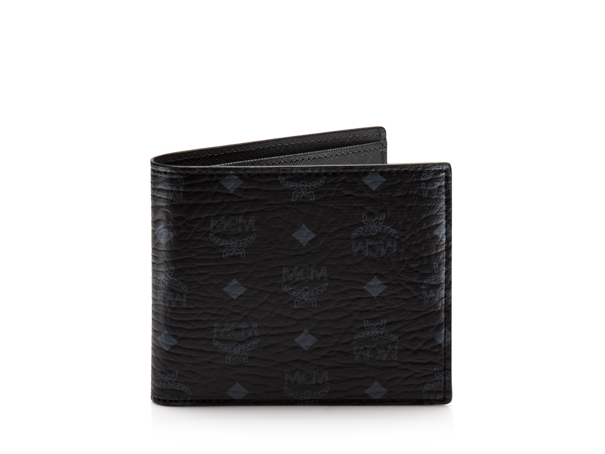 Lyst - Mcm Claus Bi-fold Wallet in Black for Men