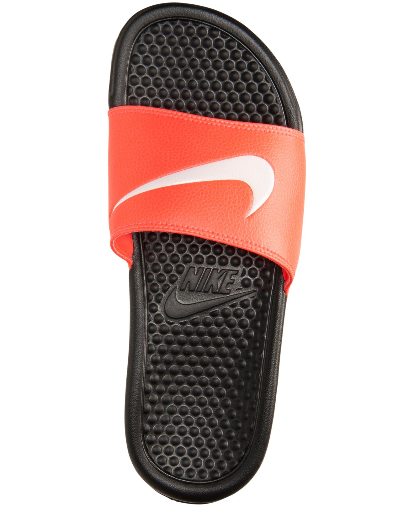 men red nike slides