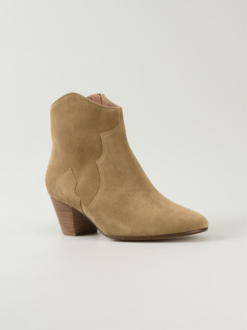 isabel marant cognac dicker boots