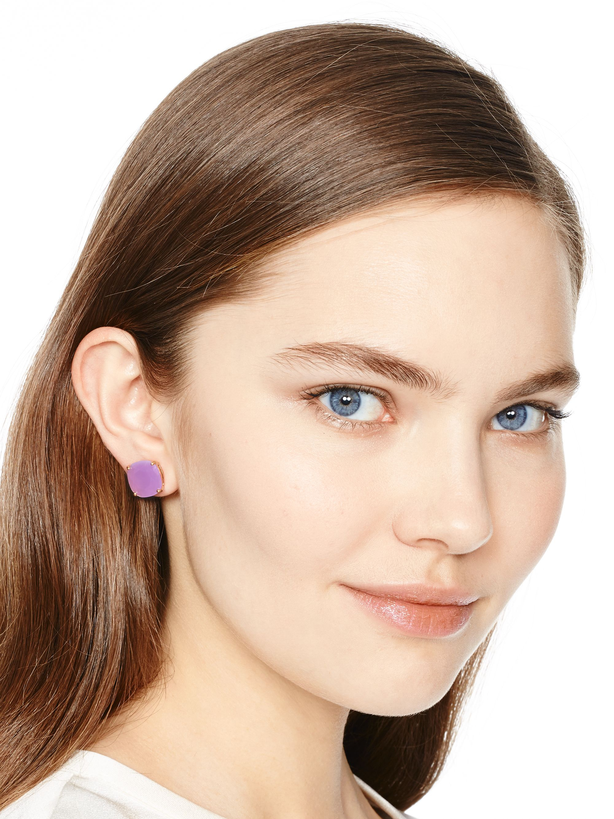 Lyst Kate Spade New York Earrings Small Square Studs In Gallery