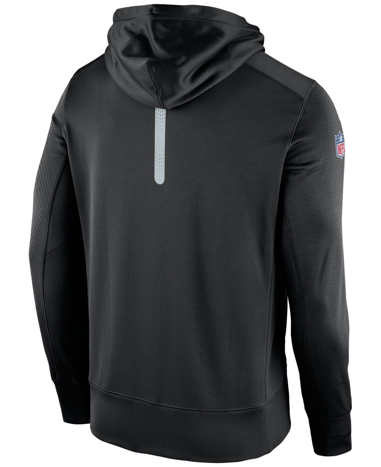 Lyst - Nike Men's Oakland Raiders Sideline Ko Fleece Full-zip Hoodie in ...