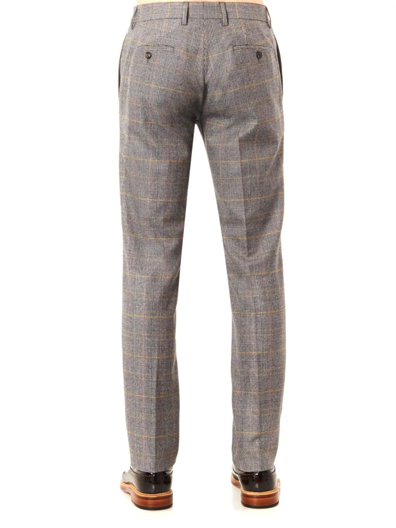 mens glen plaid pants