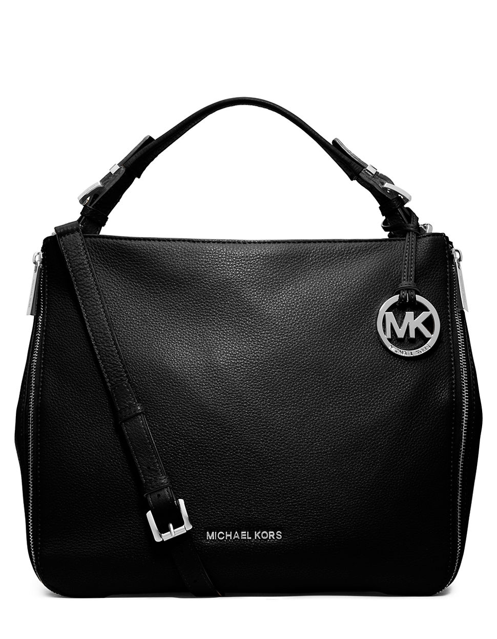 Michael Michael Kors Essex Leather Large Convertible Shoulder Bag in ...