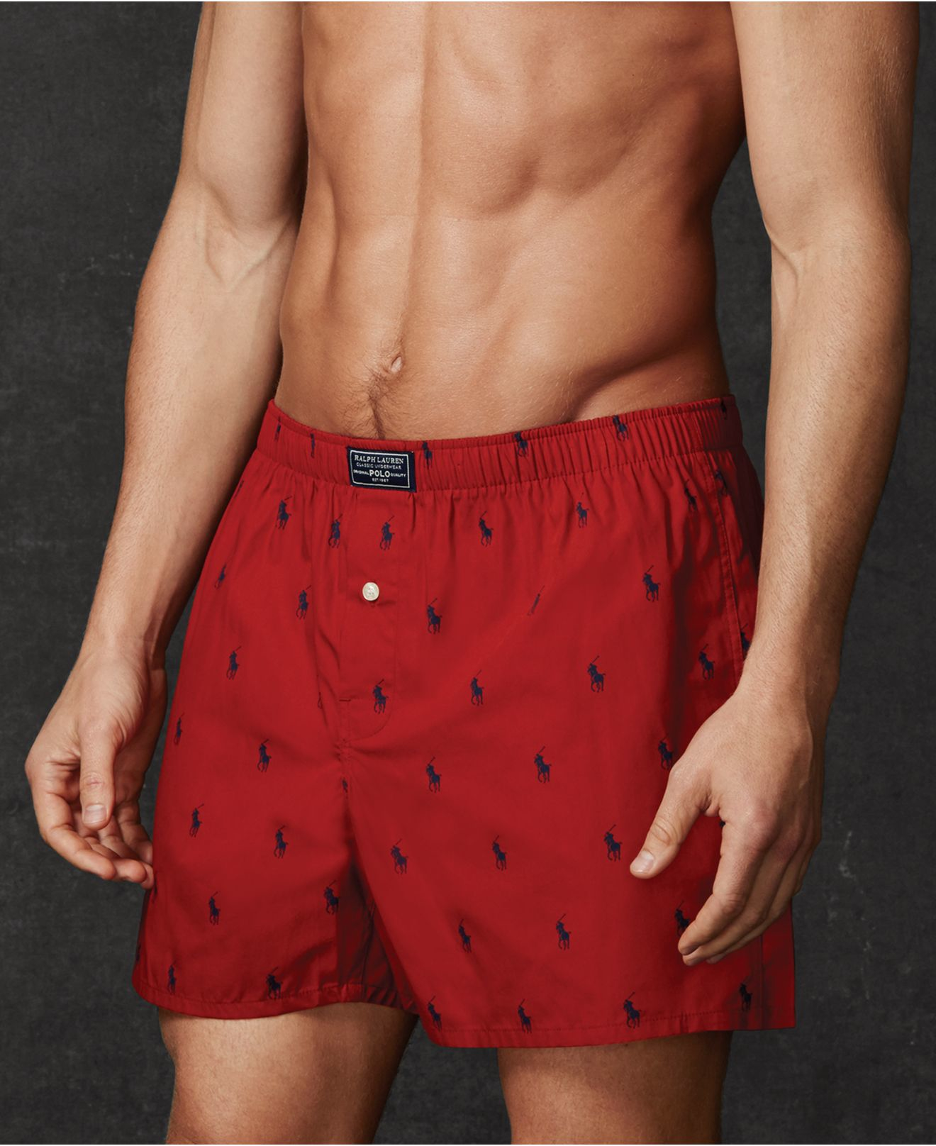 polo allover pony boxers