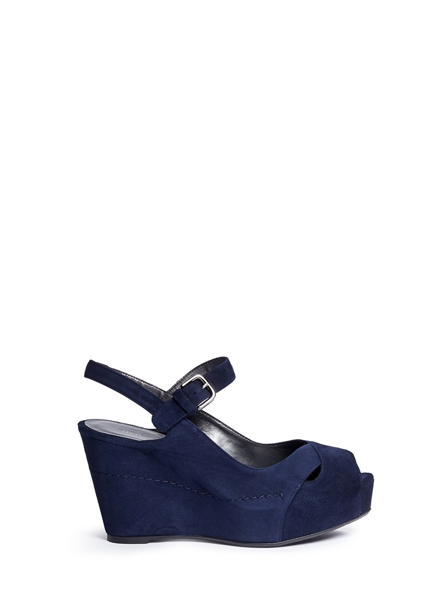 stuart weitzman platform wedge