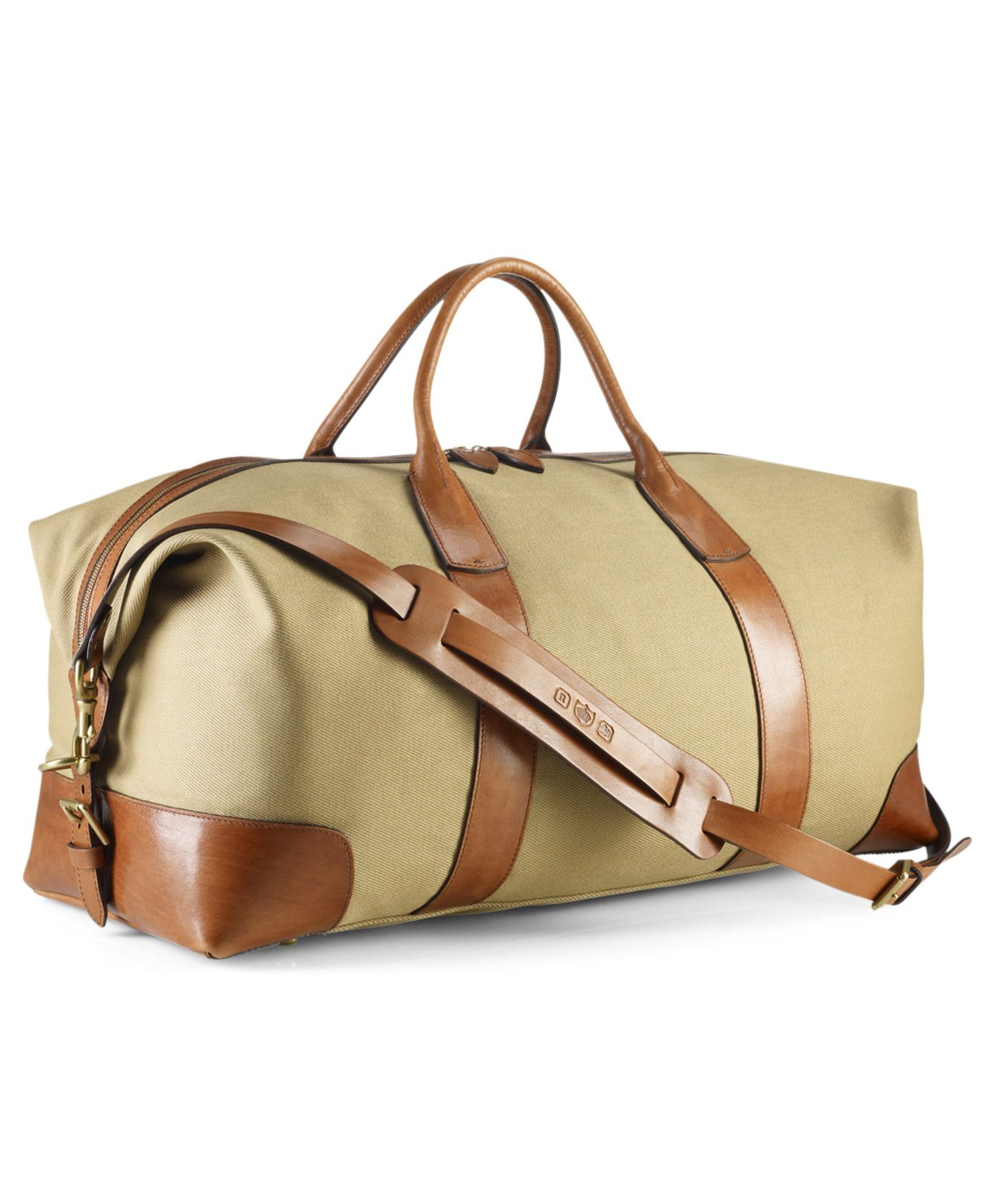 Lyst Polo Ralph Lauren Core Canvas Duffle Bag In Natural For Men Gallery