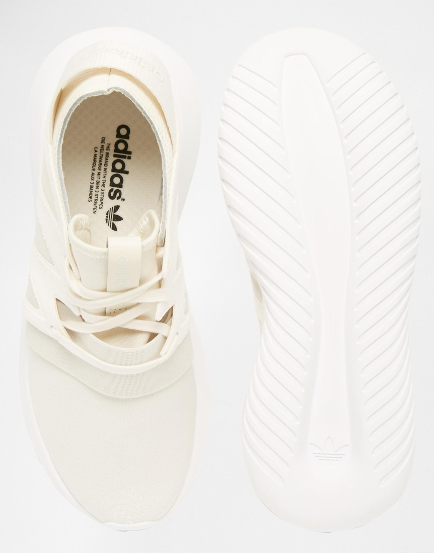 Adidas Tubular Invader Strap Flat White BB 5038 Sneaker District