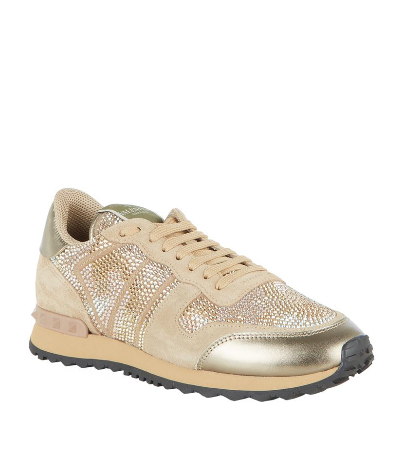 women's valentino camo trainers