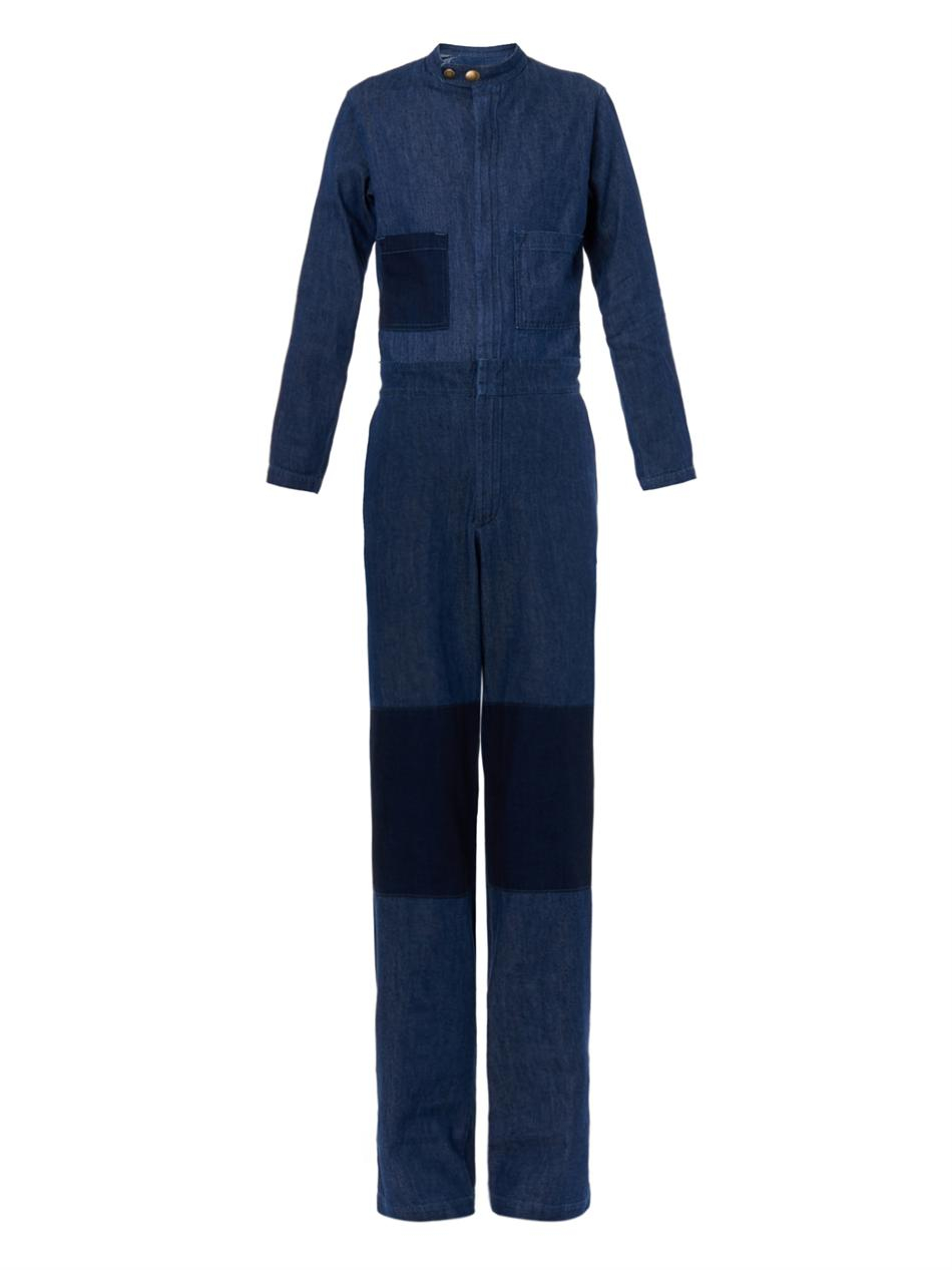 Aries Denim Boiler Suit in Blue | Lyst