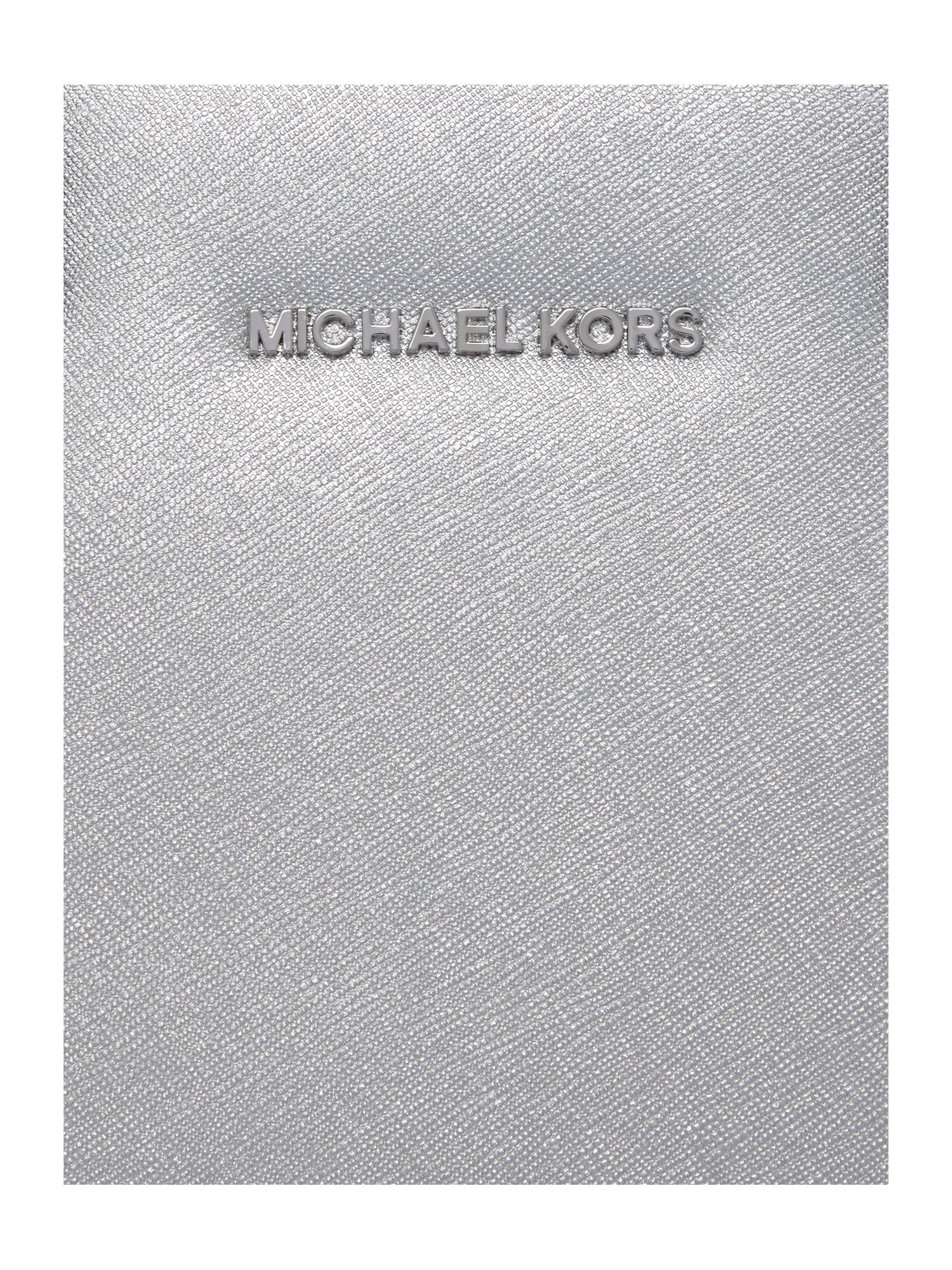 michael kors tote bag silver