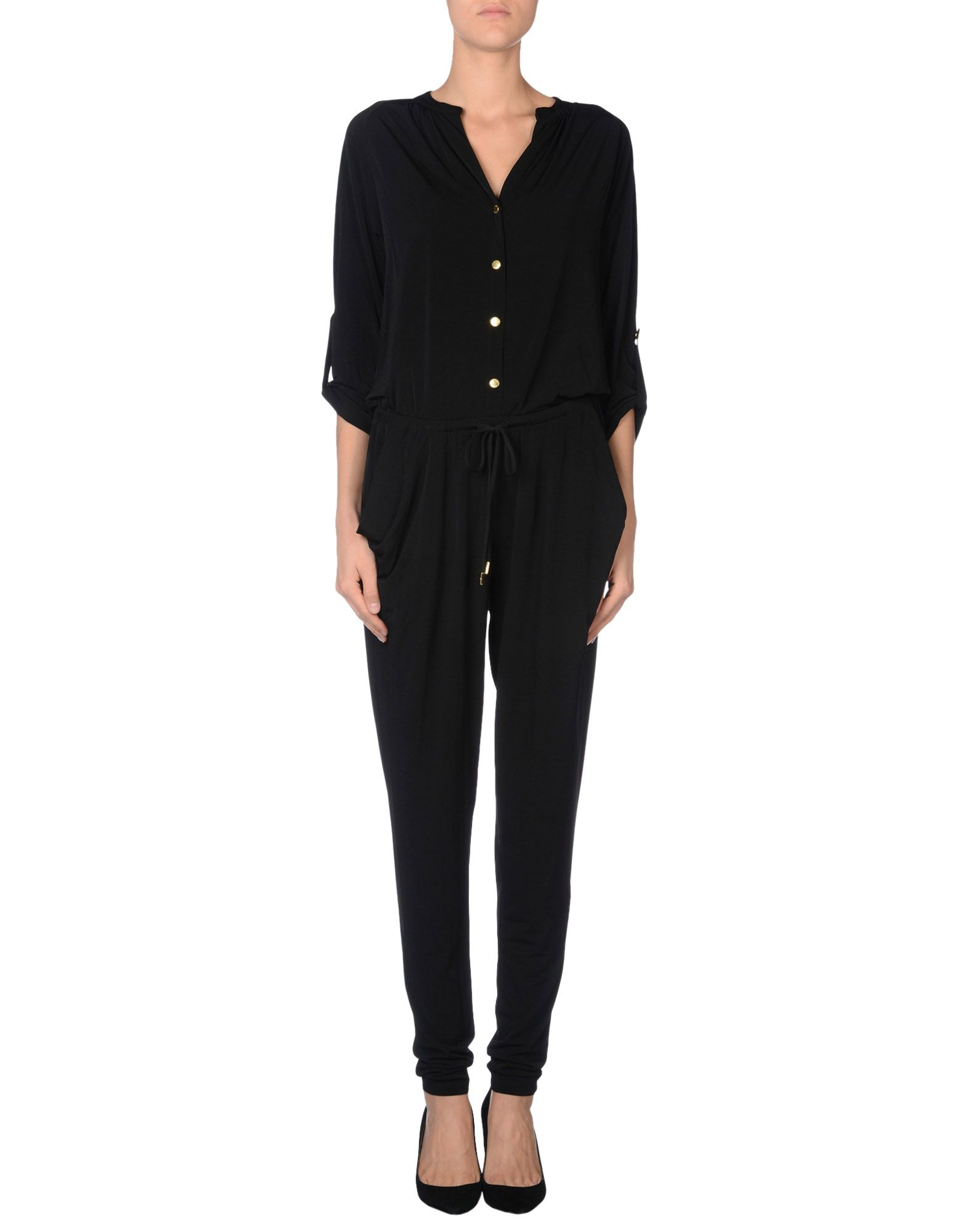 Michael michael kors Jumpsuit in Black | Lyst