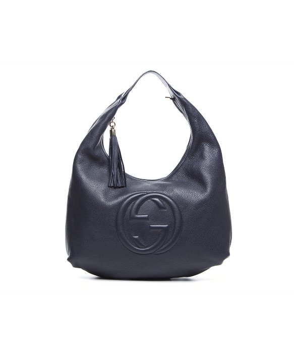 Lyst Gucci Navy Large Soho Hobo Bag In Blue Gallery