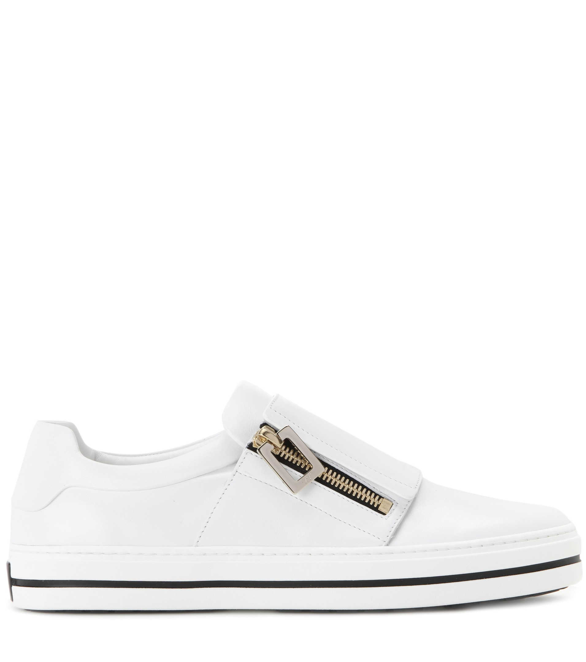 Roger vivier Sneaky Viv Leather Sneakers in White | Lyst