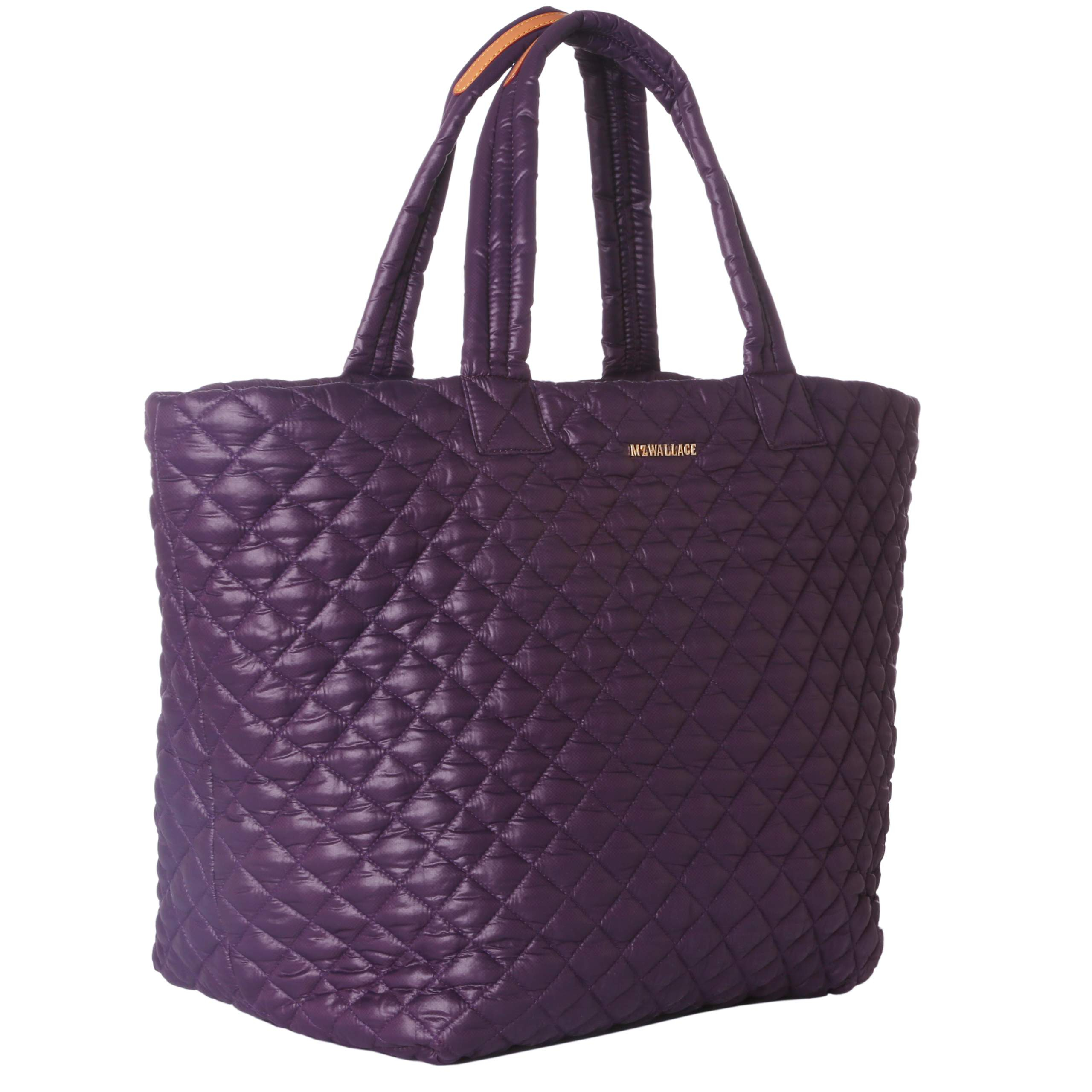 Mz wallace Large Metro Tote Plum Oxford in Purple | Lyst