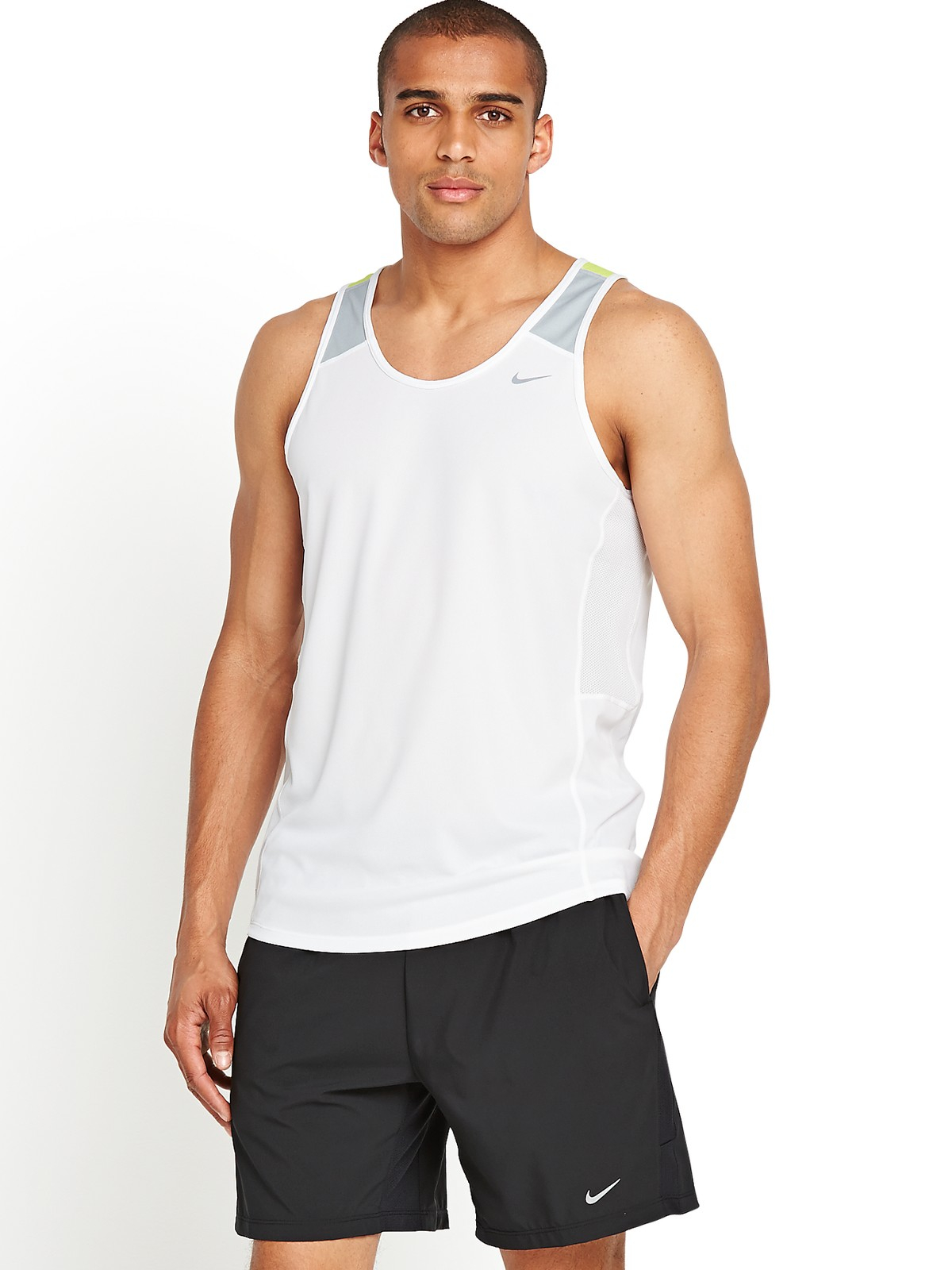 Nike Mens Racer Singlet in White for Men | Lyst