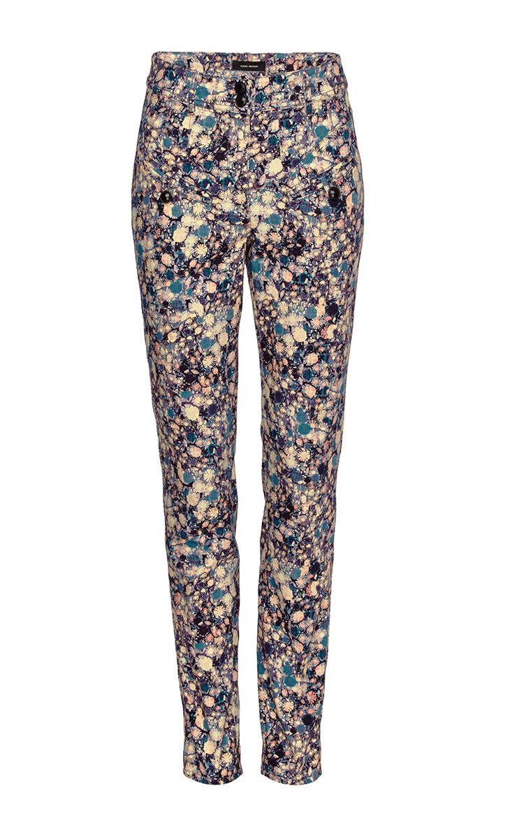 Isabel marant High Waisted Nella Printed Jeans | Lyst