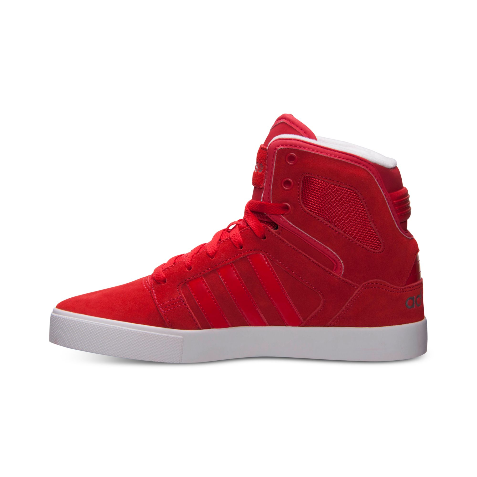 Adidas Men's Bbneo Hi-top Casual Sneakers From Finish Line in Red for