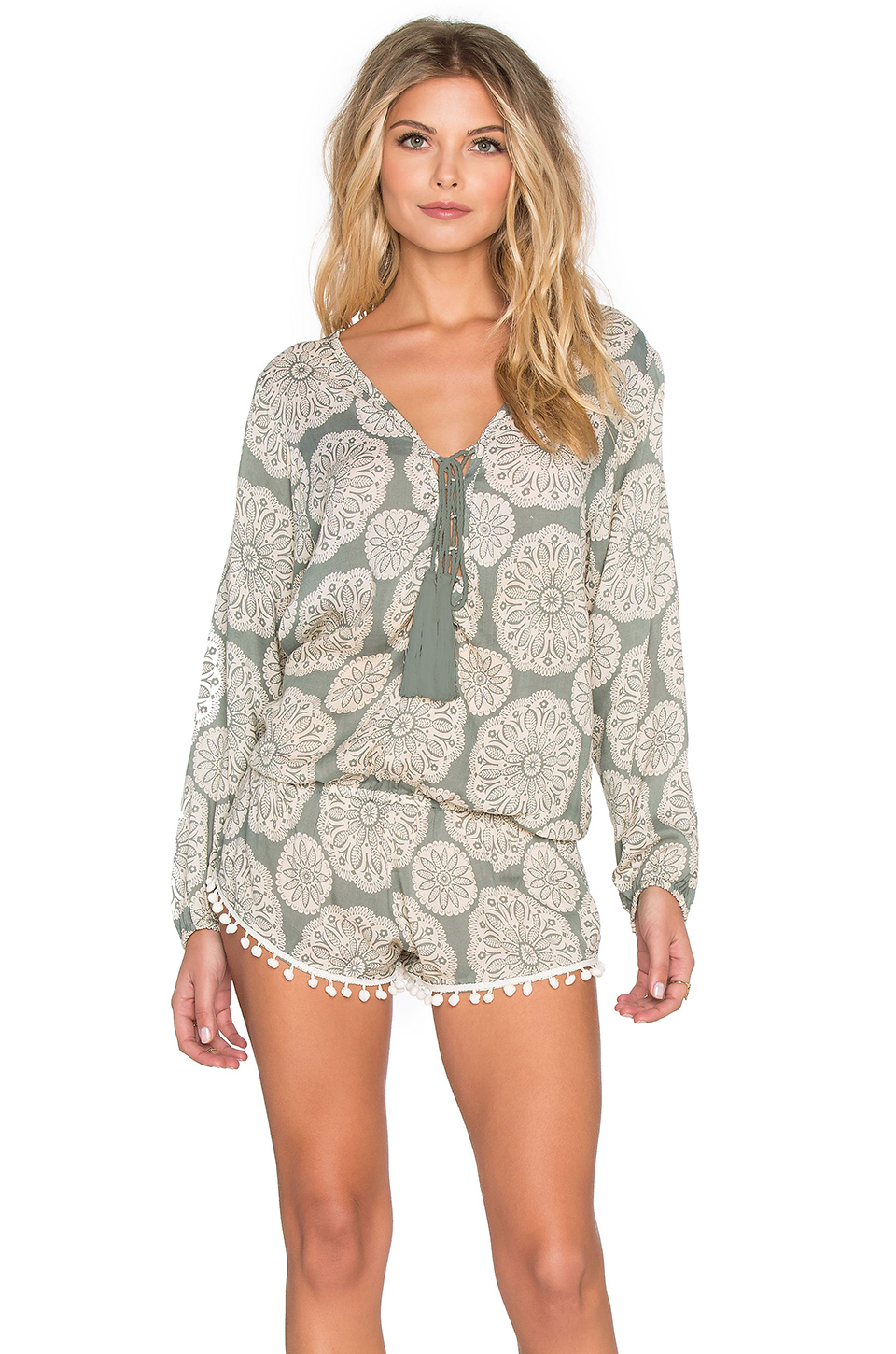 lyst tiare hawaii kalani lace up romper in gray tiare hawaii kalani romper in gray lyst lyst tiare hawaii kalani lace up romper in gray tiare hawaii kalani romper in gray lyst