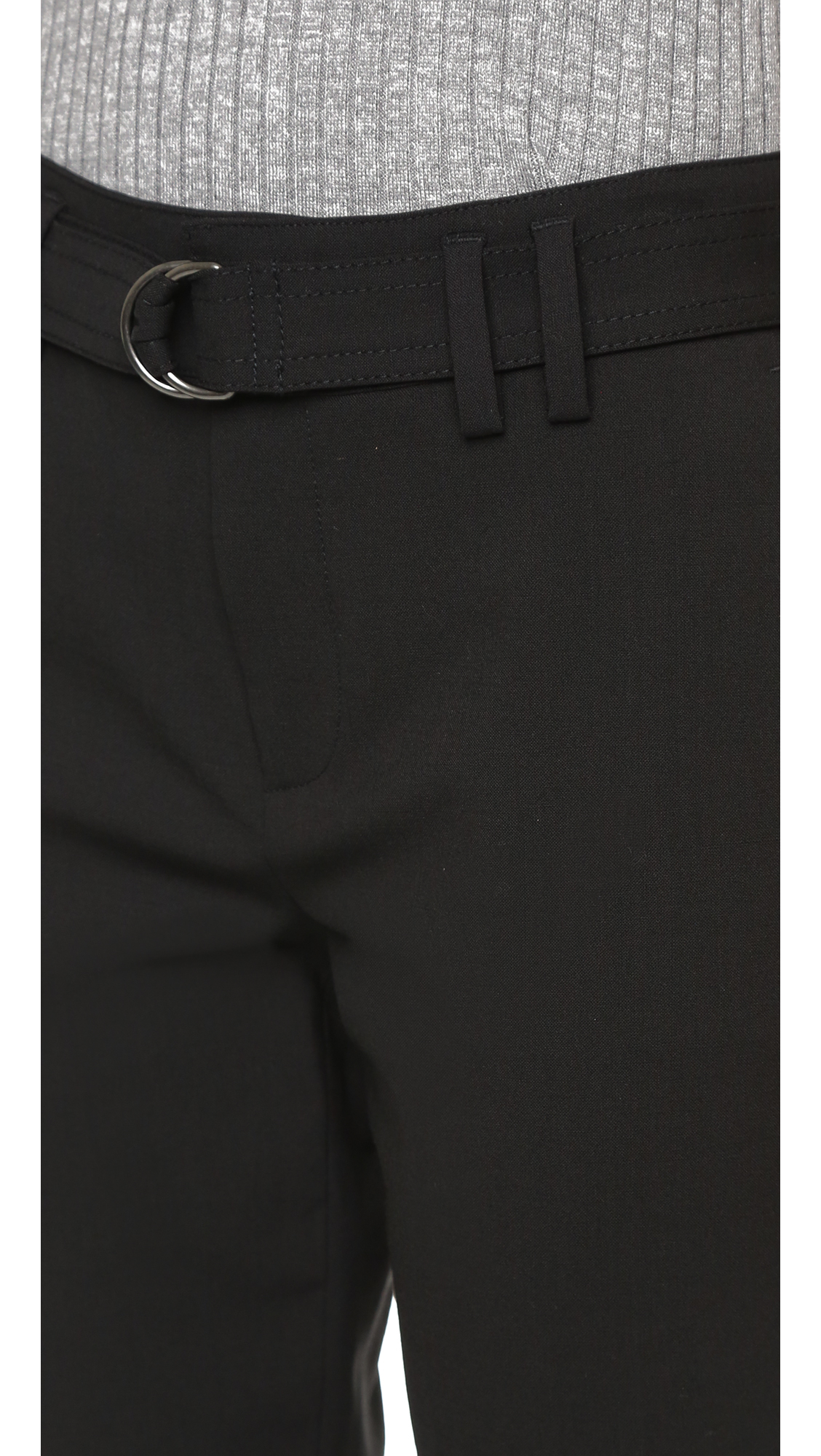 belted jogger pants