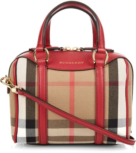 Burberry London | Red Small Alchester Cross-Body Bag | Lyst