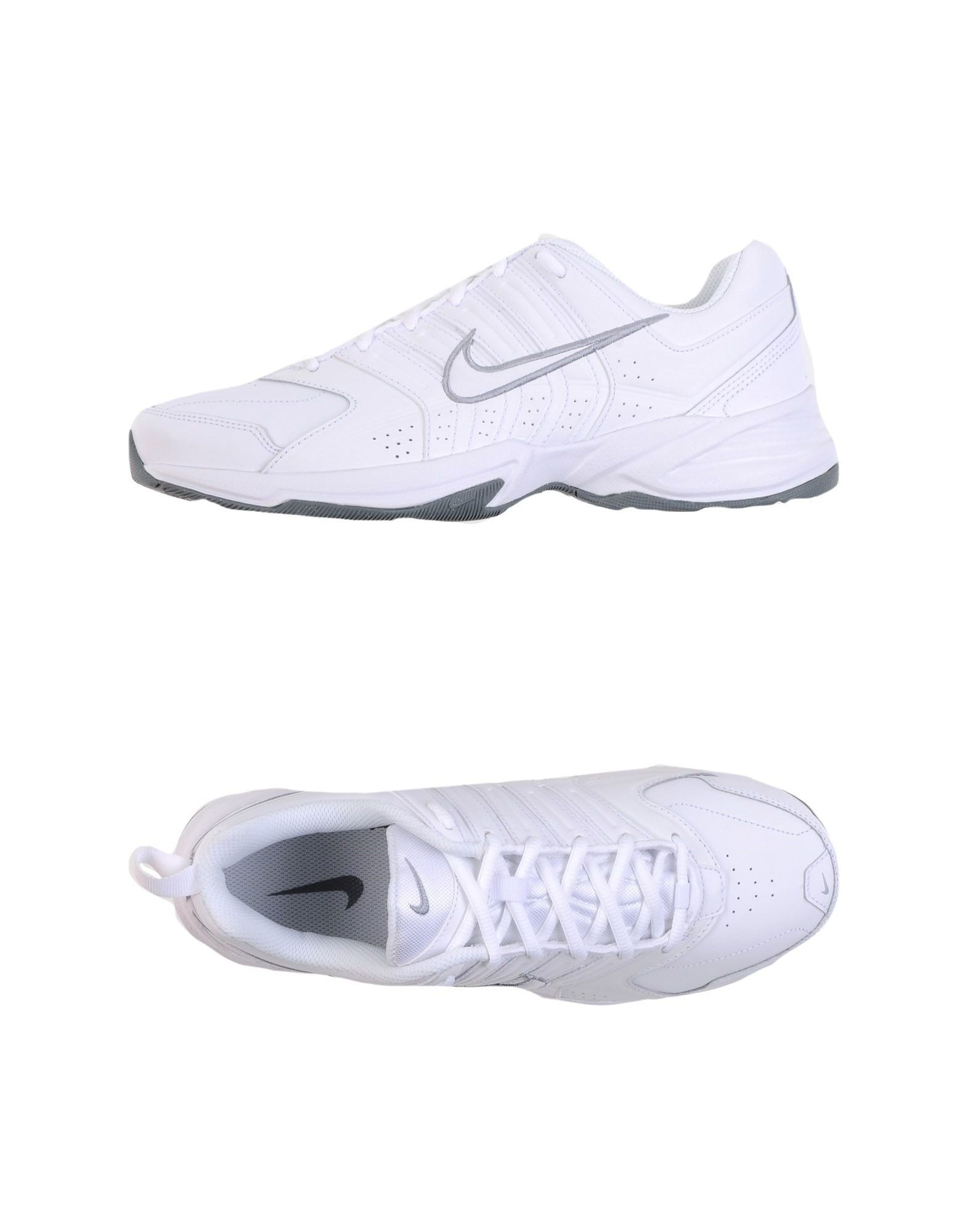 white nike low top